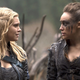Eliza Taylor (left) and Alycia Debnam-Carey in The 100 (Photo: The CW)